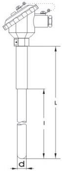 High-Temperature Noble Metal Thermocouple
